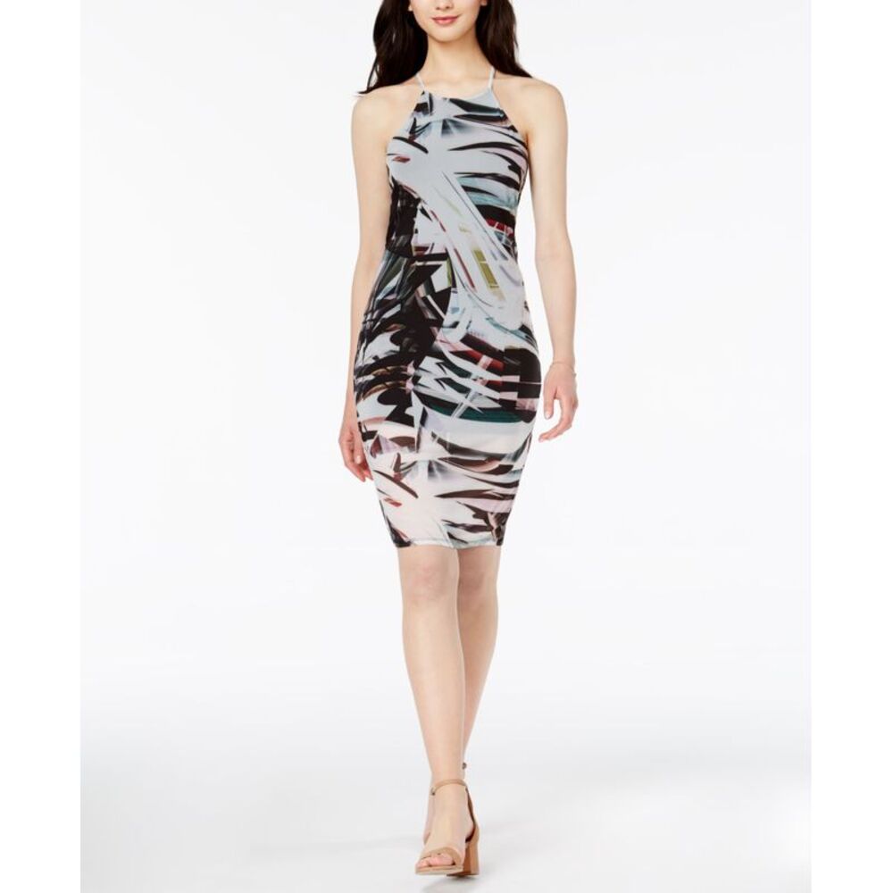 Bar III Printed Bodycon Dress